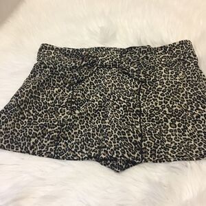 Love Culture Animal Print Shorts